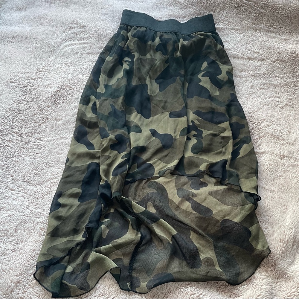 Camo‎ Midi Skirt